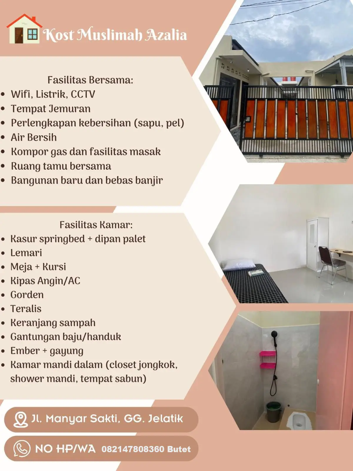 Selamat Datang di Kost Muslimah Azalia: Tempat Tinggal Nyaman di Tengah Kota Pekanbaru